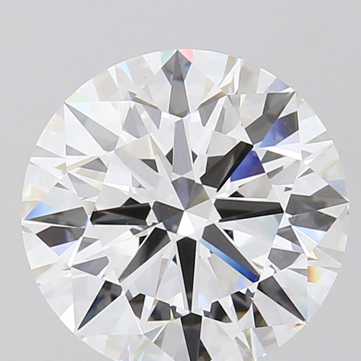 5.08 Carat Round Lab Grown Diamond VVS2 E