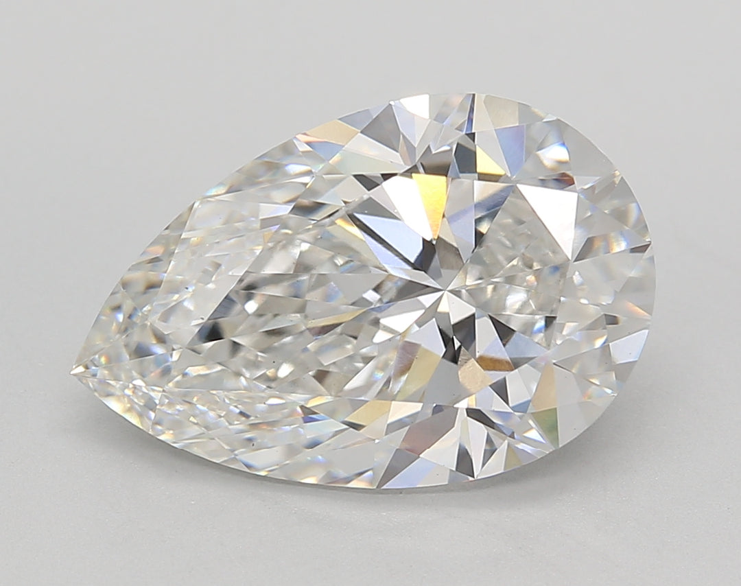 5.09 CT Pear Cut Lab-Grown Diamond, F Color, VS1 Clarity, IGI Certified