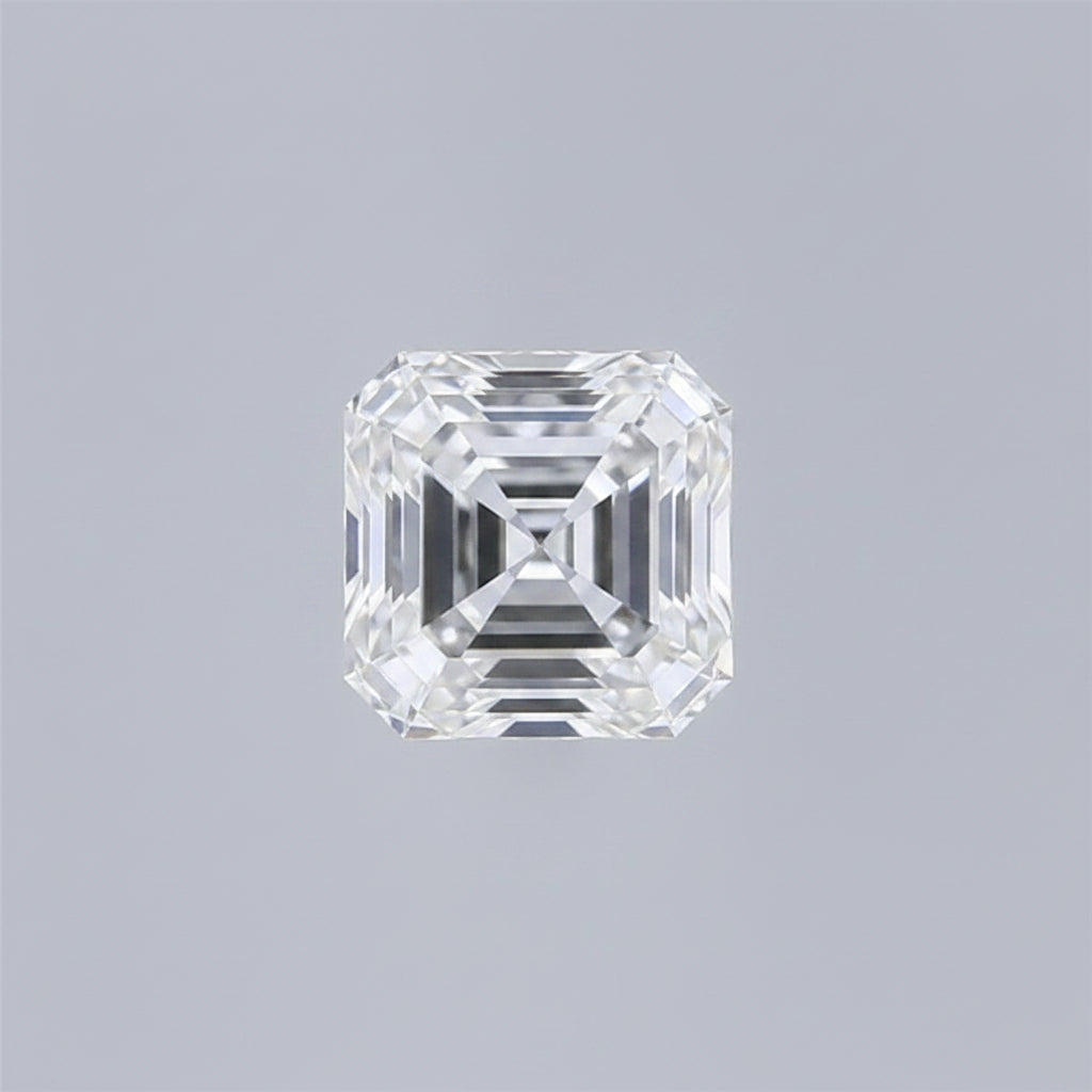 Diamant cultivé en laboratoire Asscher de 5,09 carats, VVS1/E