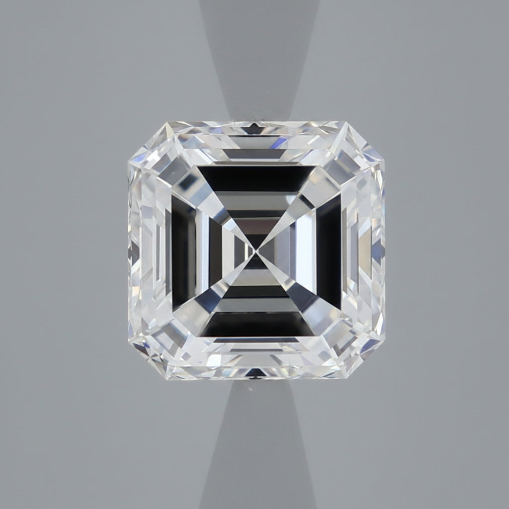 Diamant cultivé en laboratoire Asscher de 5,09 carats, VVS2/D