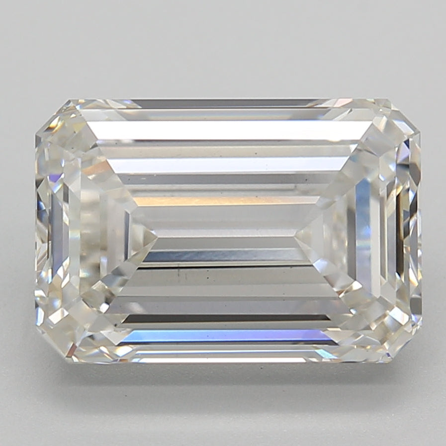 5.09 Carat Emerald Cut Lab Grown Diamond VS1 H