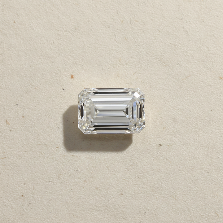 5.09 Carat Emerald Cut Lab Grown Diamond, VS1/H