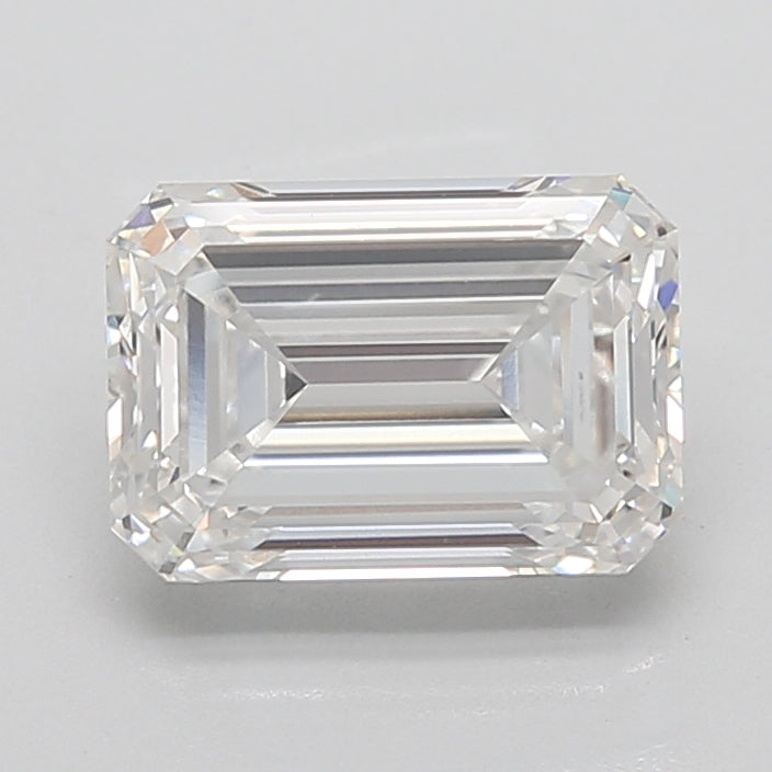 5.09 Carat Emerald Cut Lab Grown Diamond VVS1 F