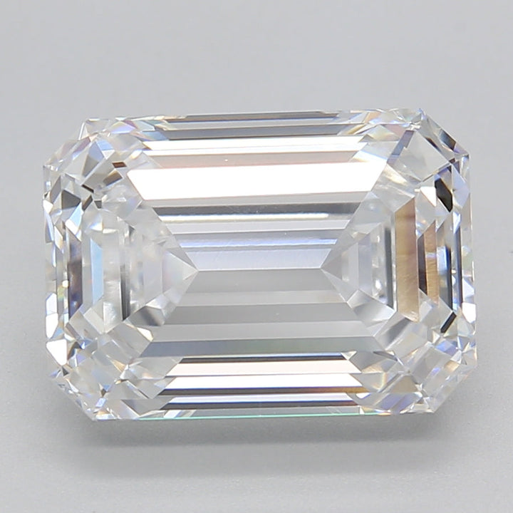 5.09 Carat Emerald Cut Lab Grown Diamond VVS2 D