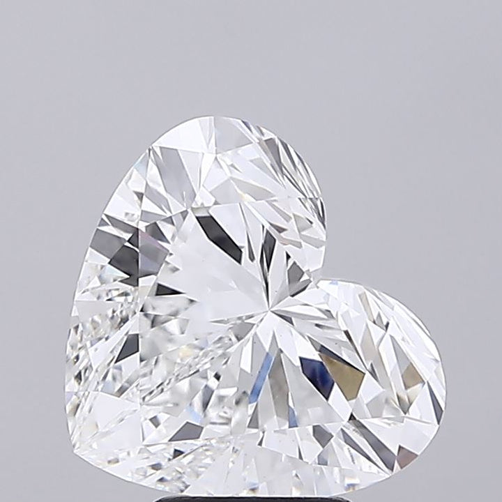 Diamant cultivé en laboratoire, taille cœur, 5,09 carats, VS1E