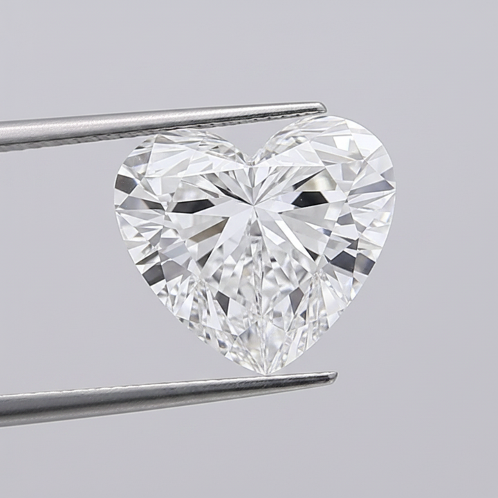 5.09 Carat E VS1 Heart Shape CVD Lab Grown Diamond IGI Certified
