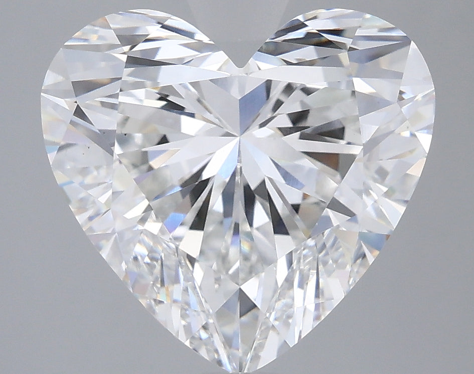 5.09 Carat Heart Cut Lab Grown Diamond VS1E