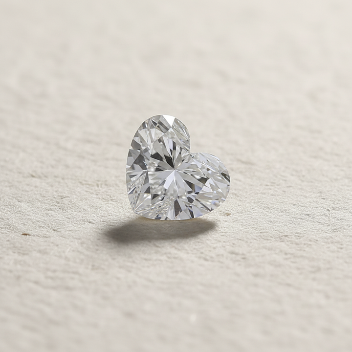 5.09 Carat Heart Cut Lab Grown Diamond VVS2 D Color IGI Certified
