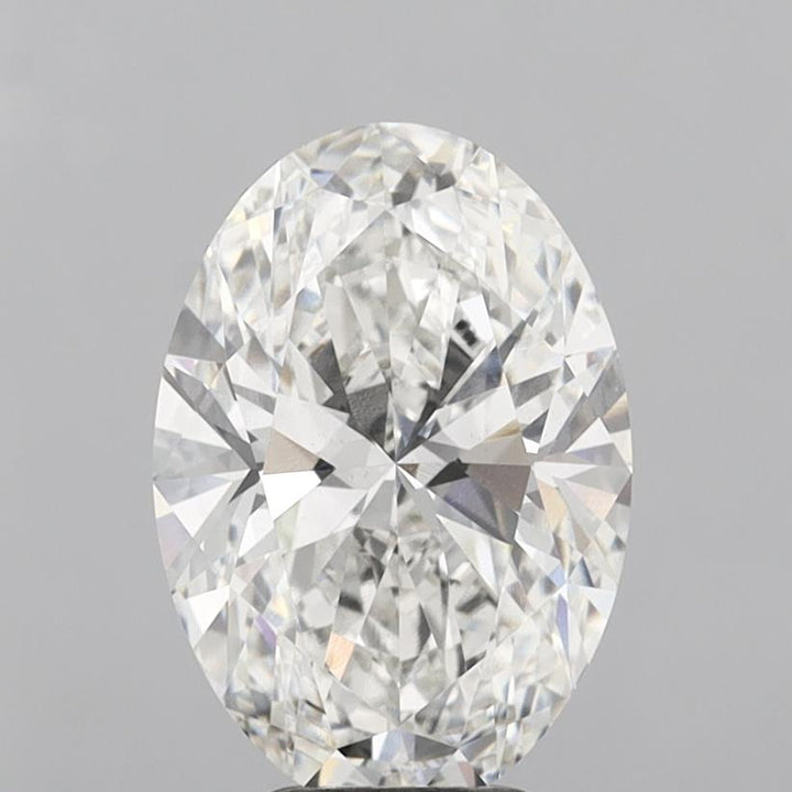 5,09 karaat ovaal geslepen laboratoriumdiamant VS1 F