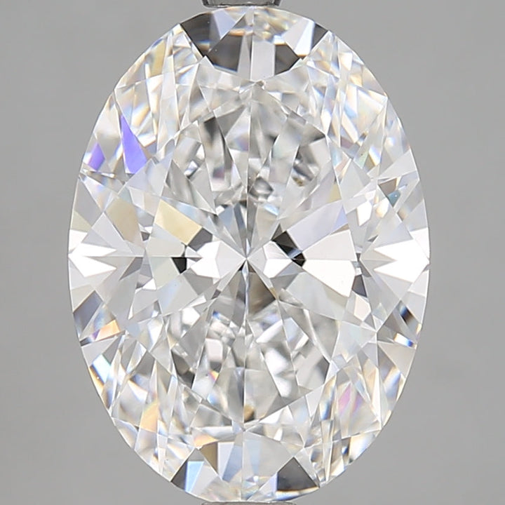5.09 Carat Oval Lab Grown Diamond VVS2 D