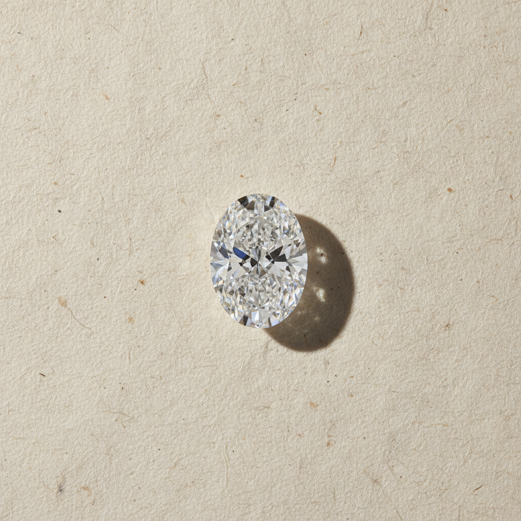 5.09 Carat Oval Brilliant D VVS2 CVD Lab Grown Diamond IGI Certified