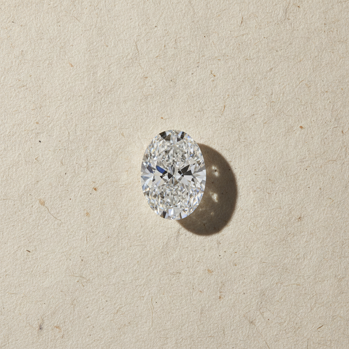 5.09 Carat Oval Brilliant D VVS2 CVD Lab Grown Diamond IGI Certified