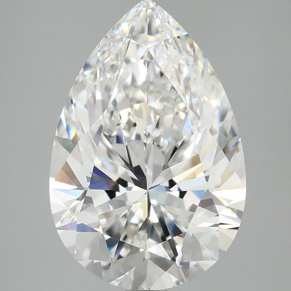 5.09 Carat Pear Cut Lab Grown Diamond VS1E