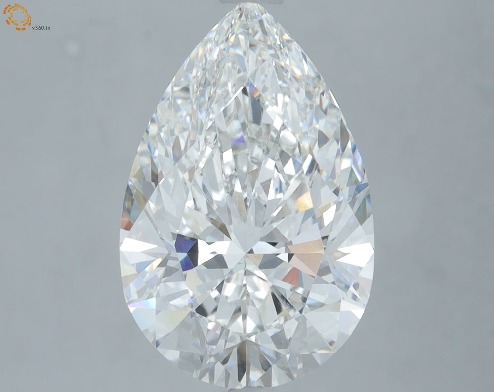 5.09 Carat Pear Cut Lab Grown Diamond VS1E