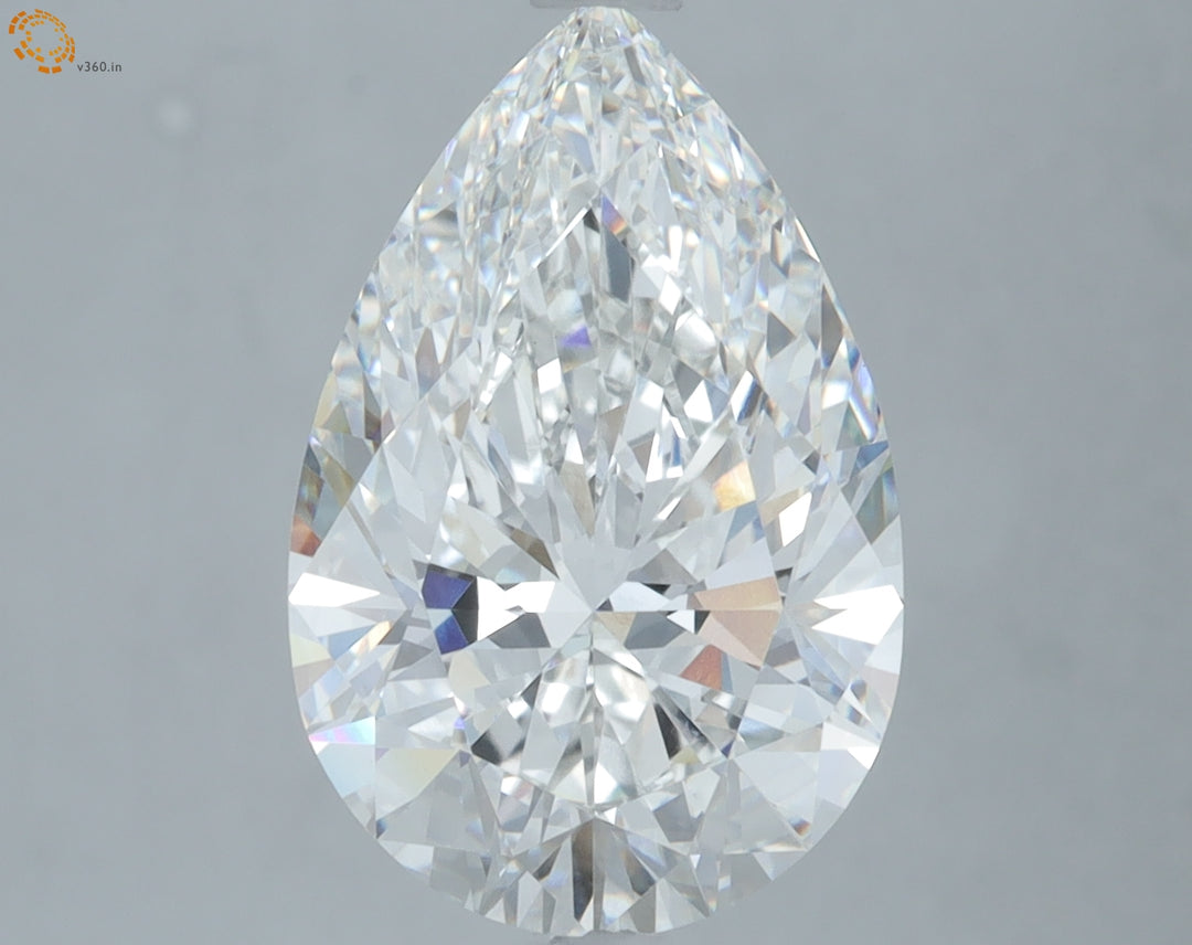 5.09 Carat Pear Cut Lab Grown Diamond VS1E