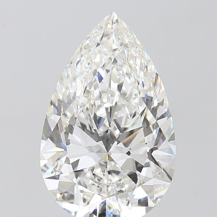 5.09 Carat Pear Cut Lab Grown Diamond,VS1F Color