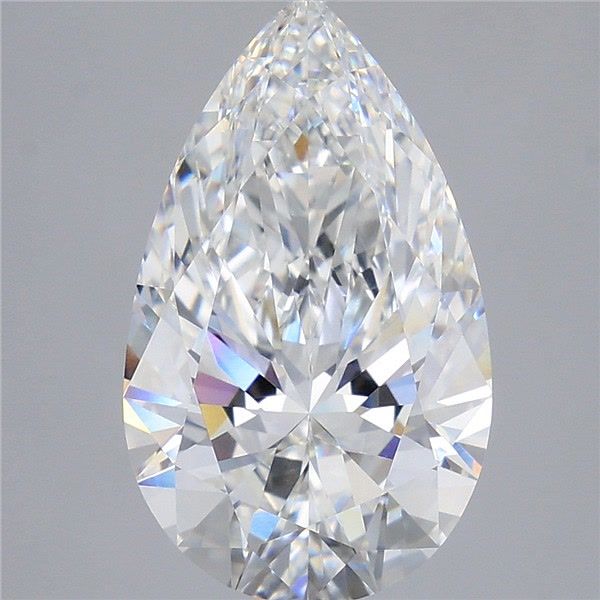 5.09 Carat Pear Cut Lab Grown Diamond VVS1D