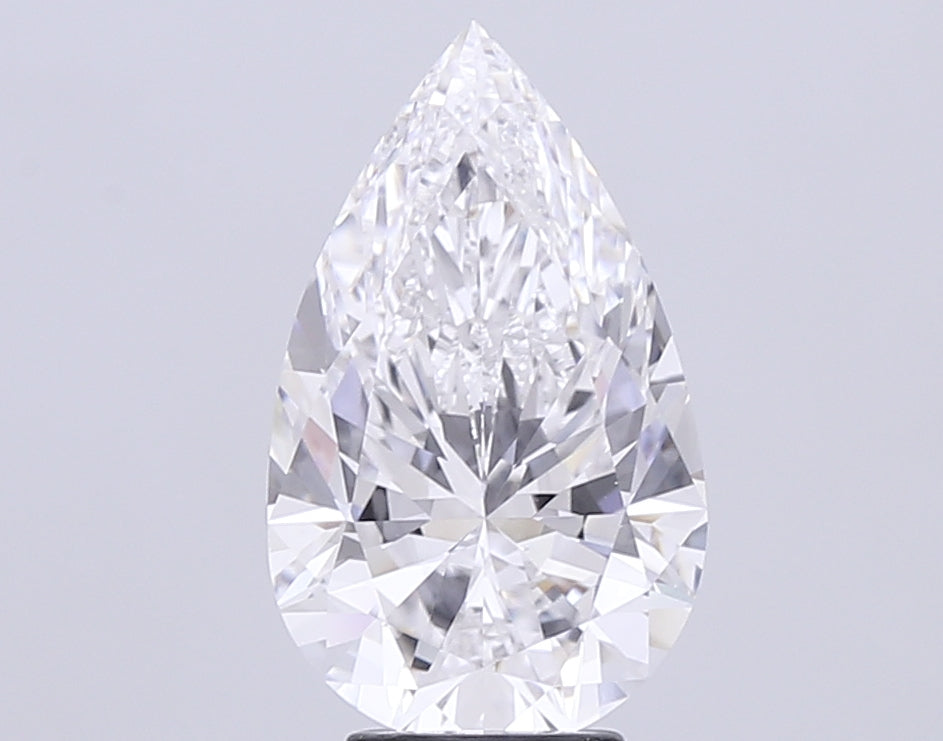 5.09 Carat Pear Cut Lab Grown Diamond,VVS1E