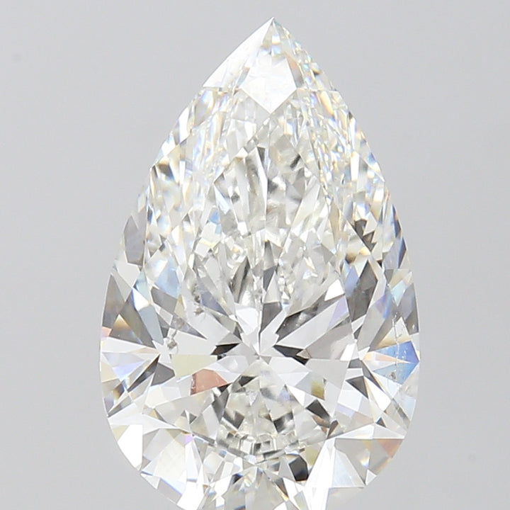 5.09 Carat Pear Cut Lab Grown Diamond VVS2F Color