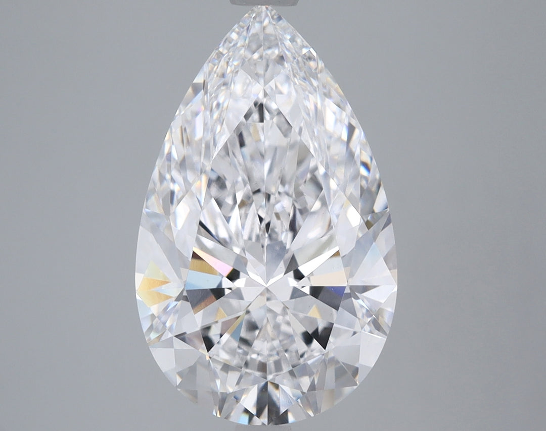 5.09 Carat Pear Cut Lab Grown Diamond VVS2F Color