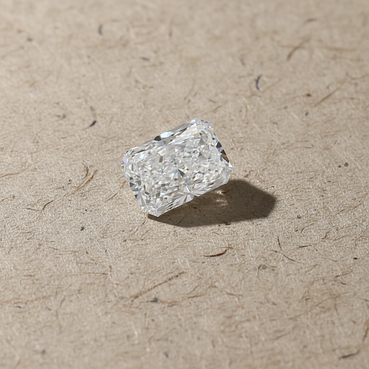 5.09 Carat Radiant Cut Lab Grown Diamond, VVS1/D