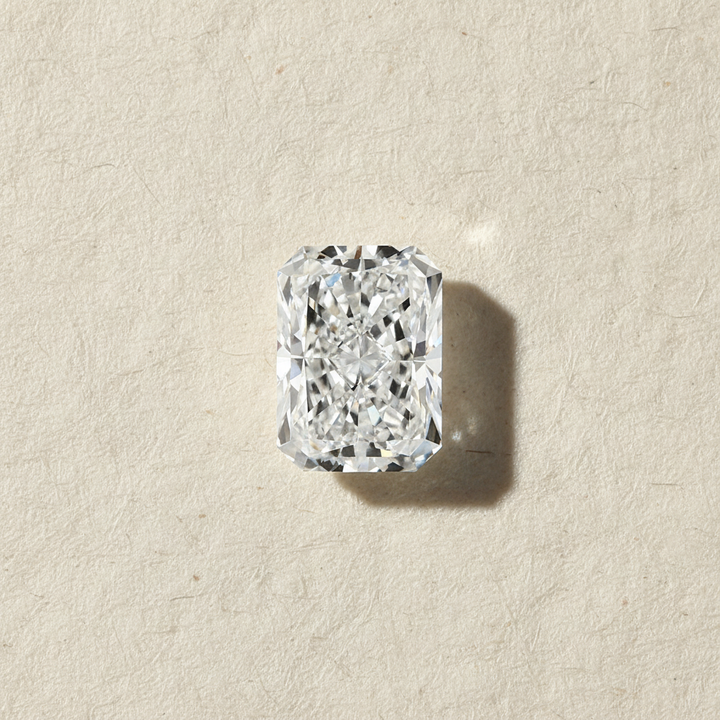 5,09 Karat strahlender, im Labor gezüchteter Diamant, VVS2/E