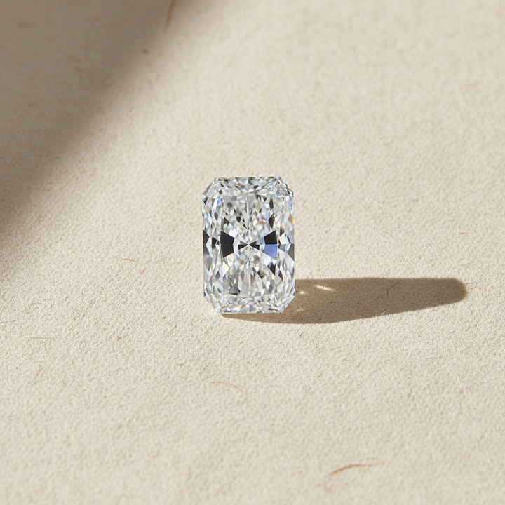 5.09 Carat Radiant Lab Grown Diamond, VS1/E