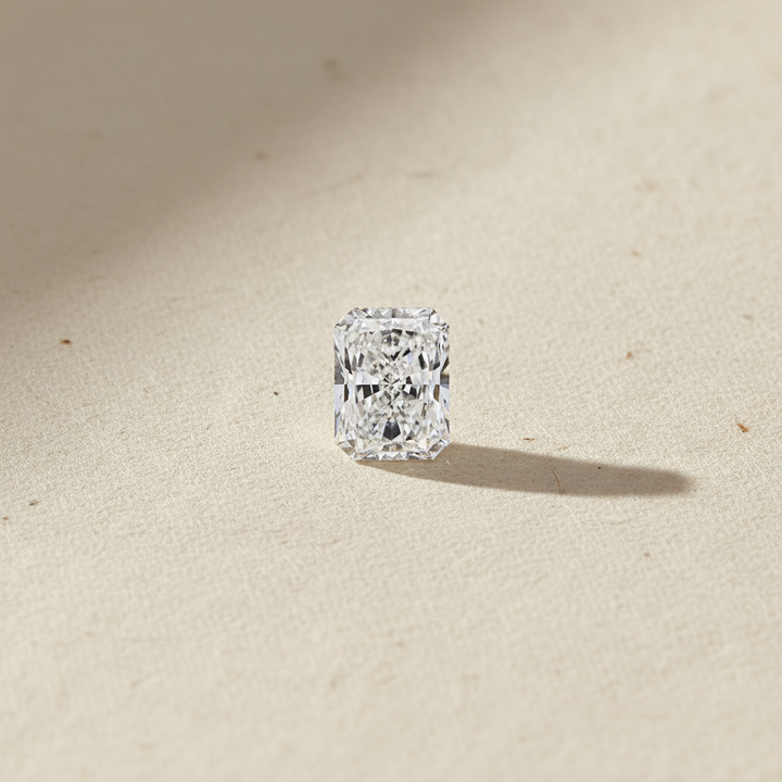5.09 Carat Radiant Lab Grown Diamond, VVS1/D