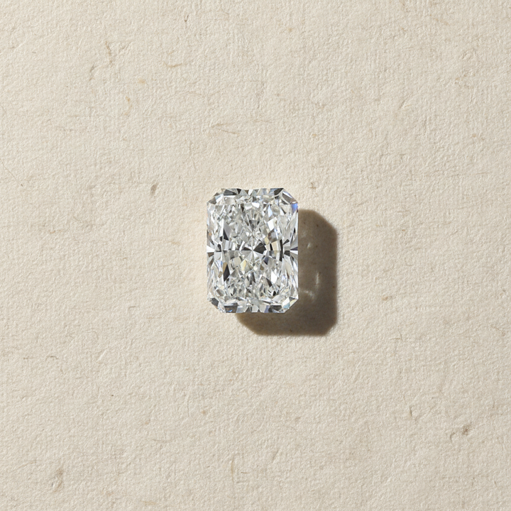 5.09 Carat Radiant Lab Grown Diamond, VVS1/F