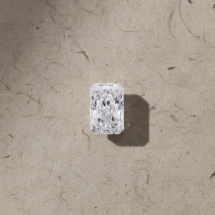 5.09 Carat Radiant Lab Grown Diamond, VVS2/F