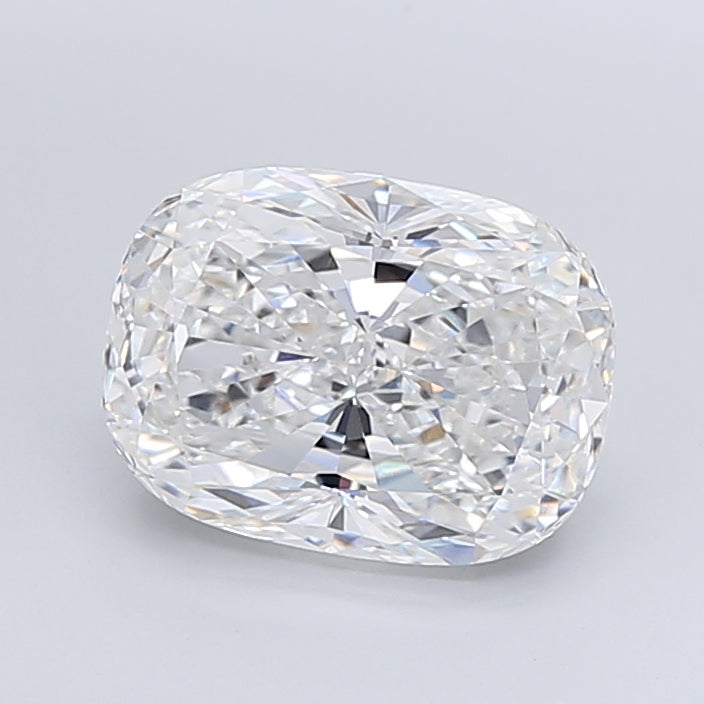 Diamante coltivato in laboratorio con taglio a cuscino da 5,10 carati VVS2 E
