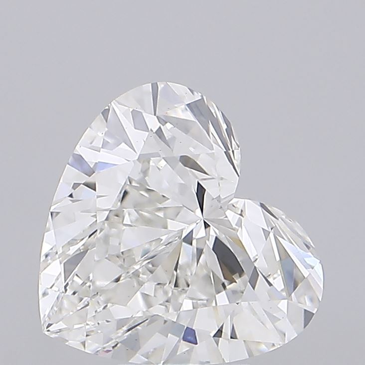 5.10 Carat Heart Cut Lab Grown Diamond VS1F