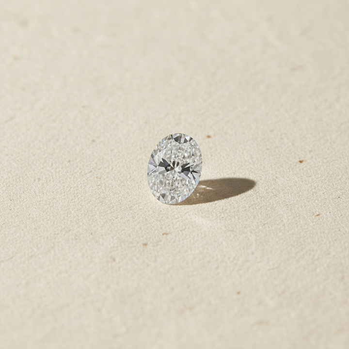 5.10 Carat Oval Brilliant F VVS1 CVD Lab Grown Diamond IGI Certified