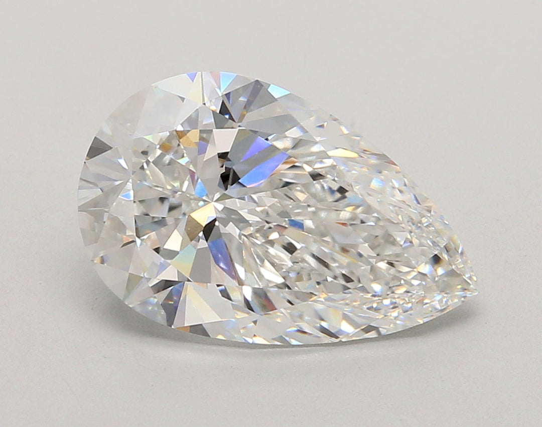 5.10 Carat Pear Cut Lab Grown Diamond VVS1F