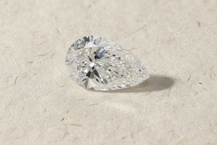 5.10 Carat Pear Cut Lab Grown Diamond VVS1 F Color IGI Certified
