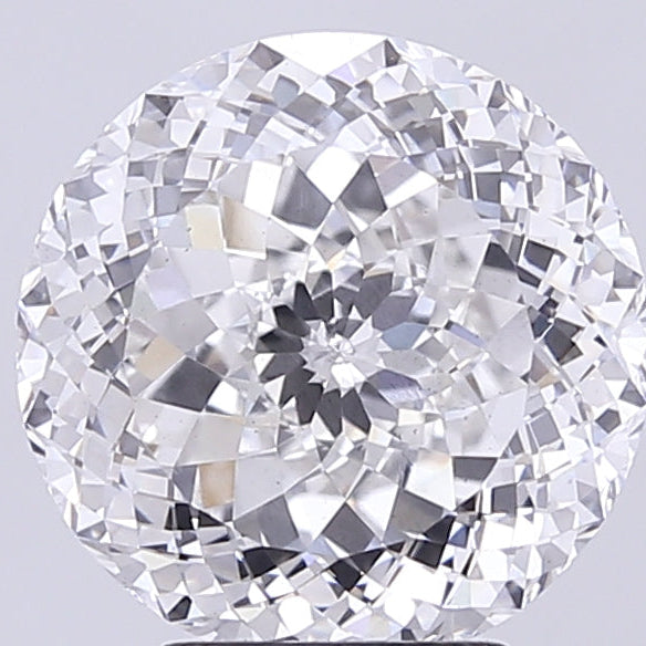 Diamant cultivé en laboratoire de taille portugaise de 5,10 carats VS2 F
