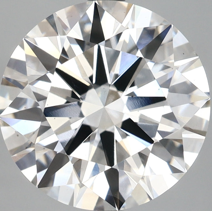 Diamante cultivado en laboratorio de talla redonda de 5,10 quilates VS2 E