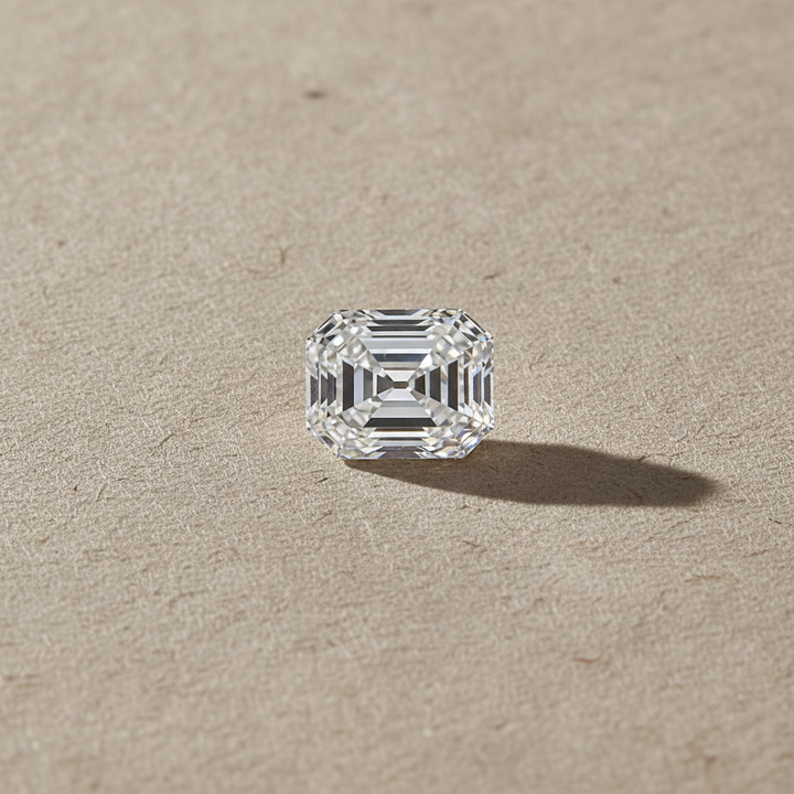 5.11 Carat Emerald Cut Lab Grown Diamond, VVS2/D