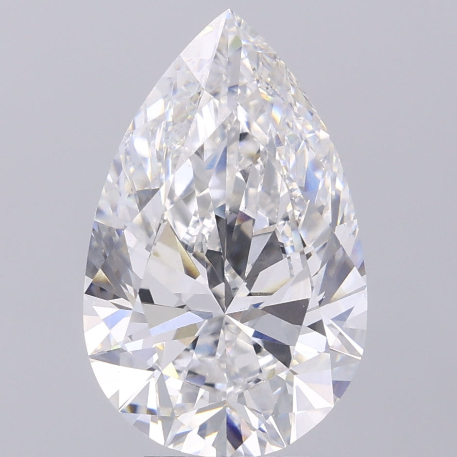5.11 Carat Pear Cut Lab Grown Diamond VS1E