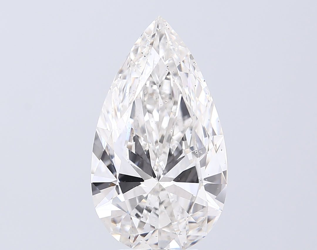 5.11 Carat Pear Cut Lab Grown Diamond VS2F Color