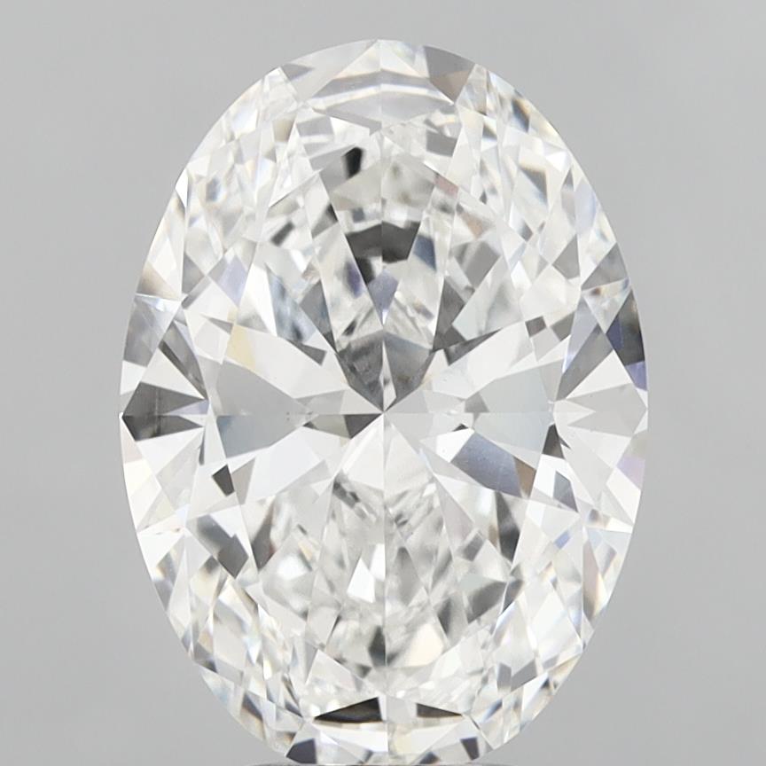 5.12 Carat Oval Cut Lab Grown Diamond VVS2 E
