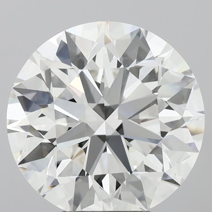 5.13 Carat Round Cut Lab Grown Diamond VVS2 E