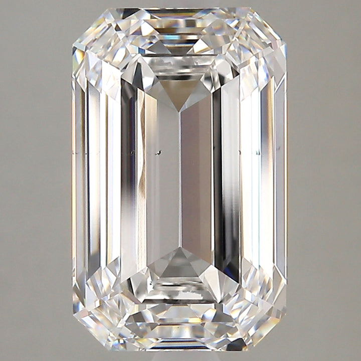 5,14 Karat im Smaragdschliff gezüchteter Diamant VS2E