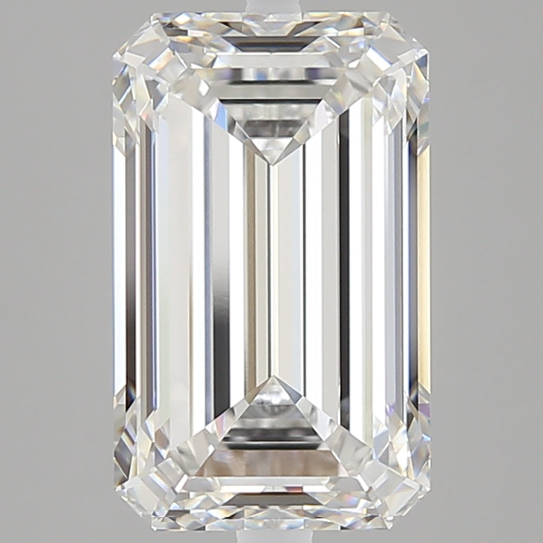 5.15 Carat Emerald Cut Lab Grown Diamond VVS1 E