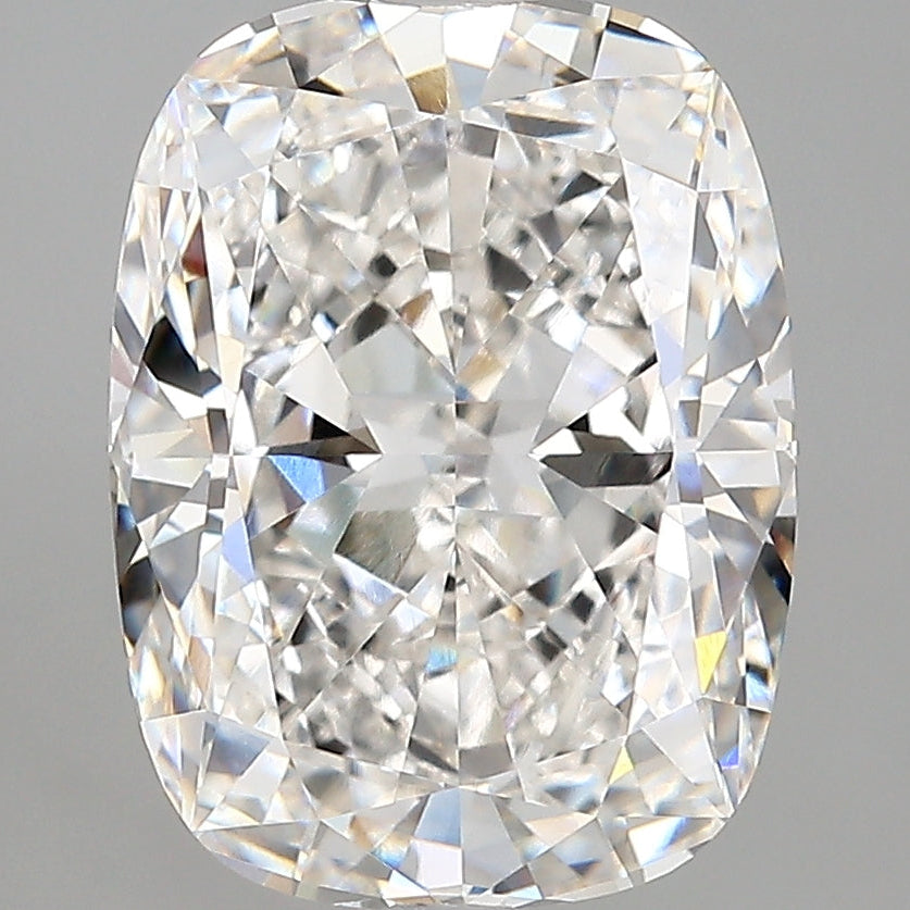 5.16 Carat Cushion Cut Lab Grown Diamond VVS1 F