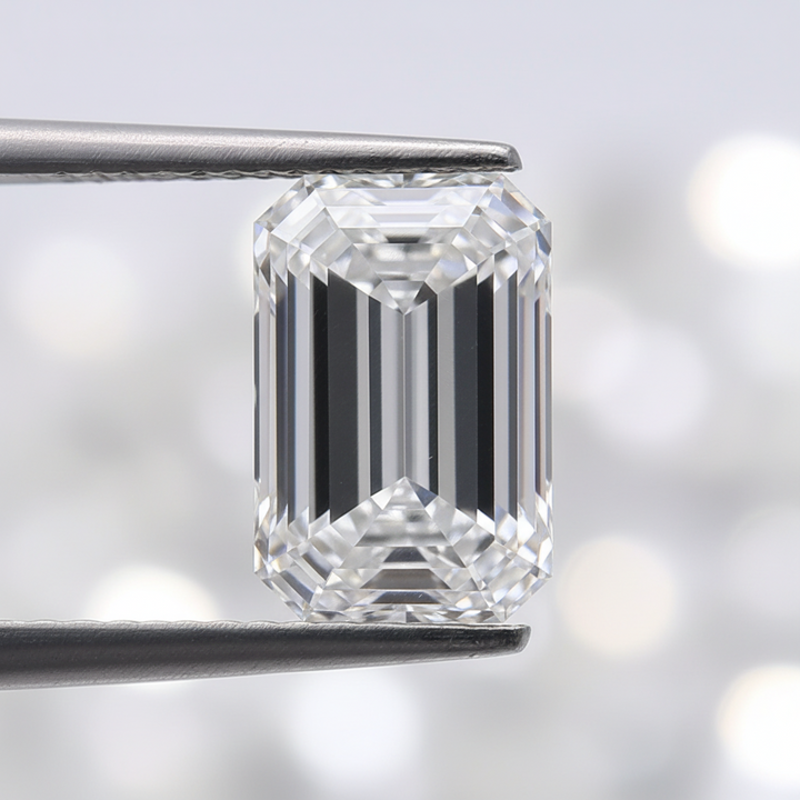 5.19 Carat Emerald Lab Grown Diamond, VVS2/E