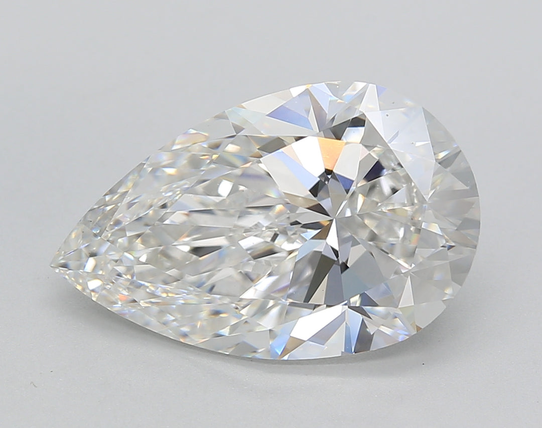 5.20 CT Pear Cut Lab-Grown Diamond, E Color, VS1 Clarity, IGI Certified