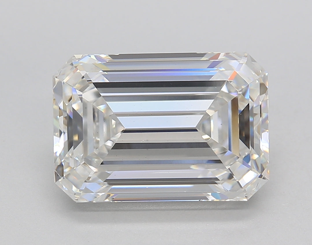 5.21 CT Emerald Cut Lab-Grown Diamond - IGI Certified, F Color, VS1 Clarity, Excellent Cut