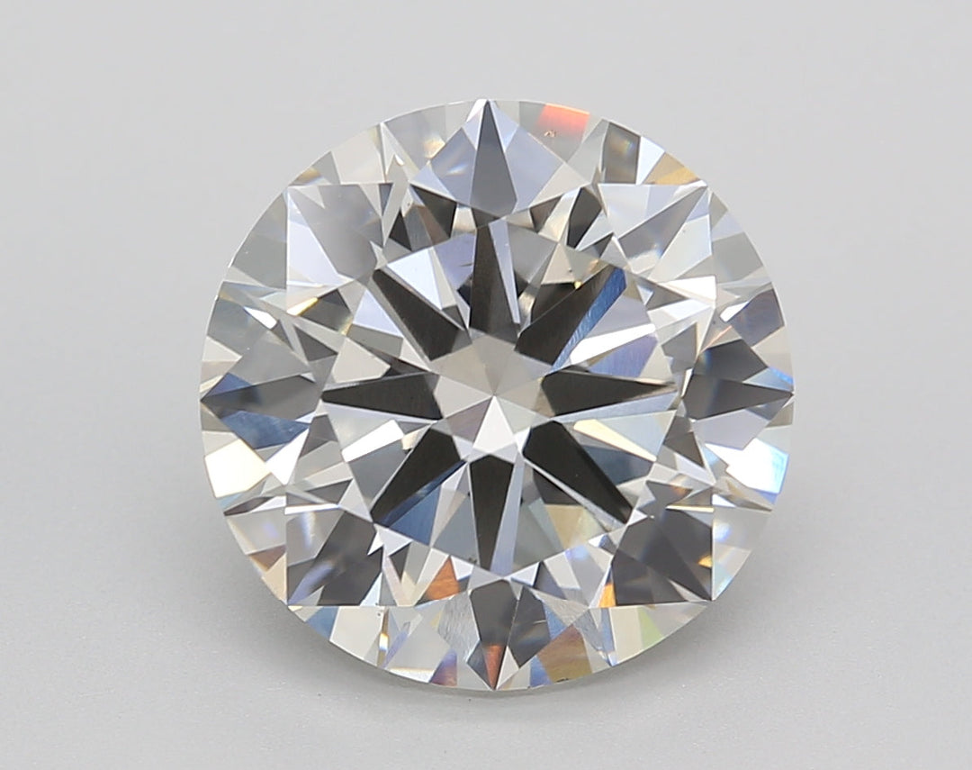 5.21 CT Round Lab-Grown Diamond, I Color, VS1 Clarity - IGI Certified