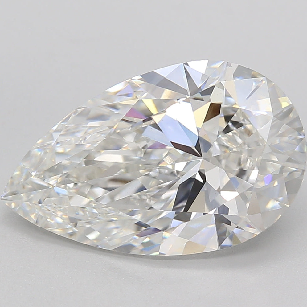 5.21 Carat Pear Lab Grown Diamond VS1 F